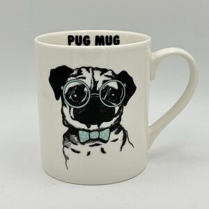 Winifred‎ & Lily "Pug Mug" Ceramic Coffee Mug Cute Dog Graphic Dishwasher Safe